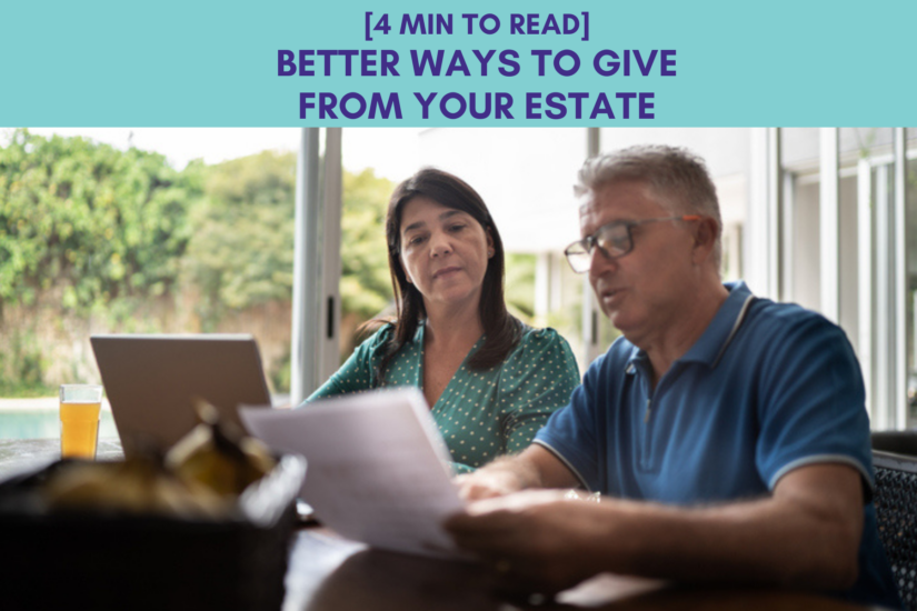 Will Power article caption: better ways to give from your estate